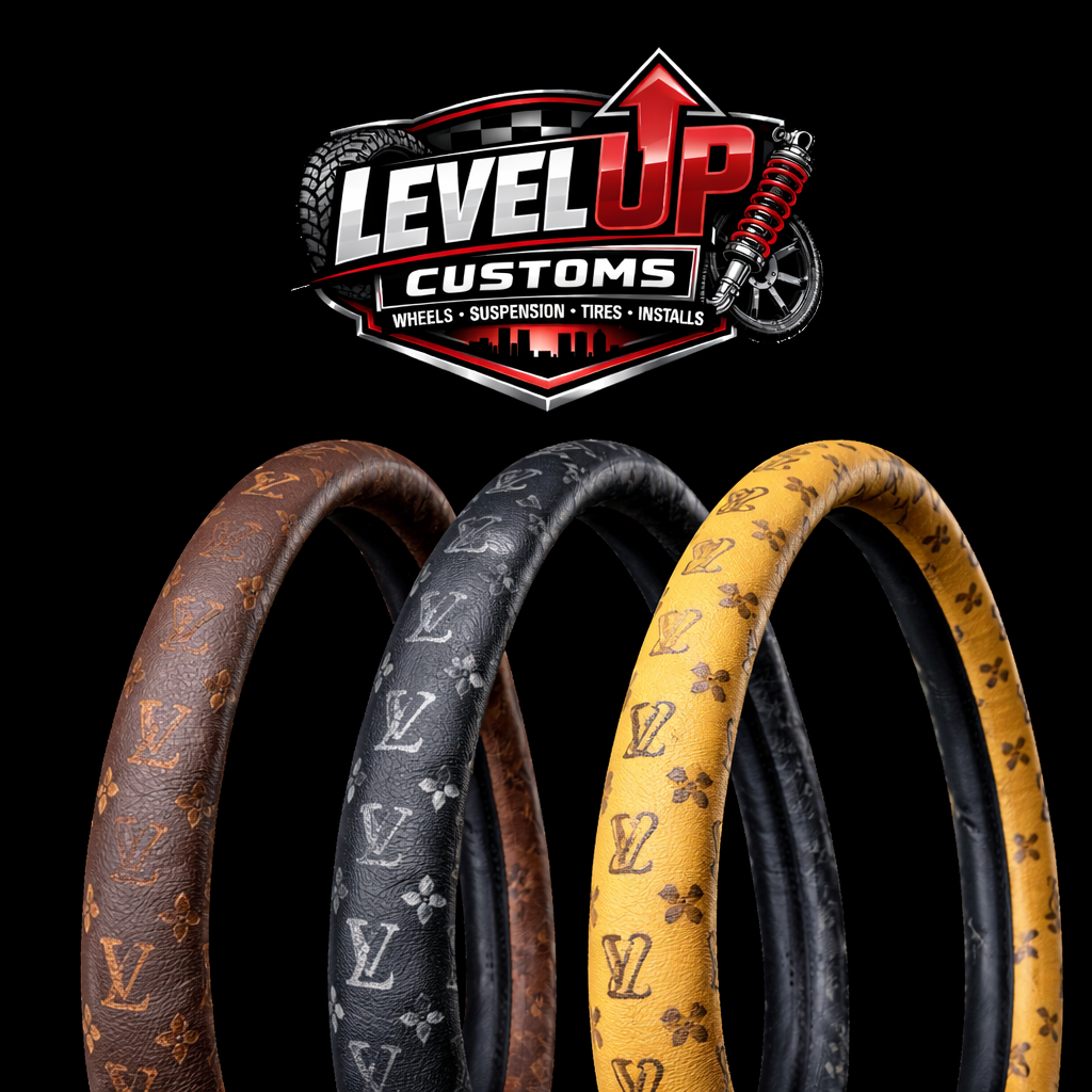 LV Steering Wheel Cover