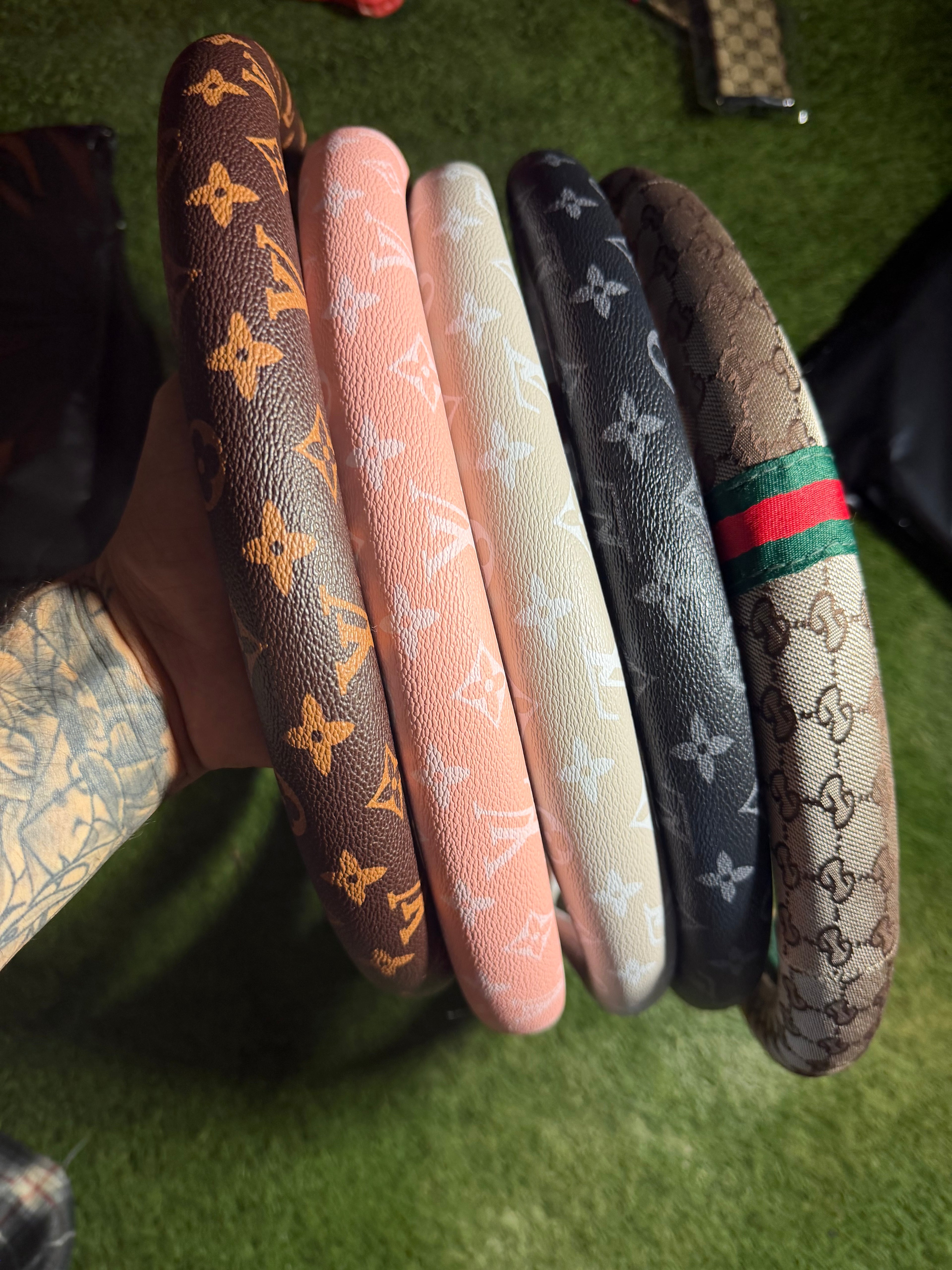 LV Steering Wheel Cover